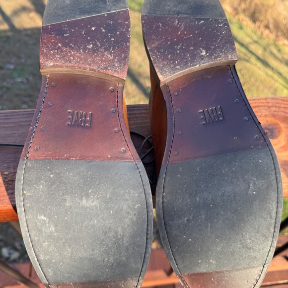 Frye Paul Bal Oxford 10.5 D • Saddle Leather Cap Toe • Goodyear Welt - Picture 9 of 10